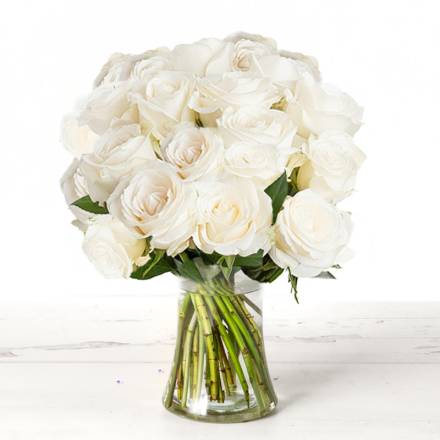 12-24 White Roses