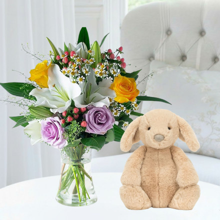 Glaze, Jellycat Luxe Puppy Orlando (31cm)