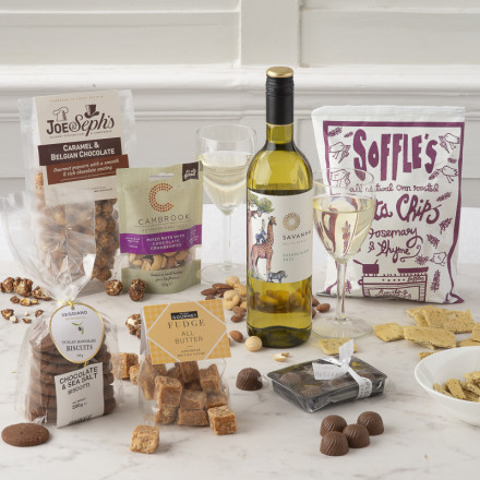 Celebration Box with Wine and Nibbles