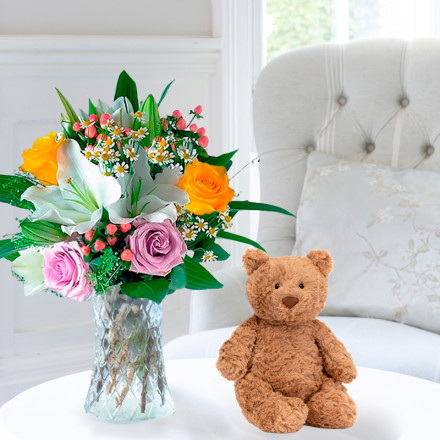 Glaze & Jellycat® Bartholomew Bear (28cm)