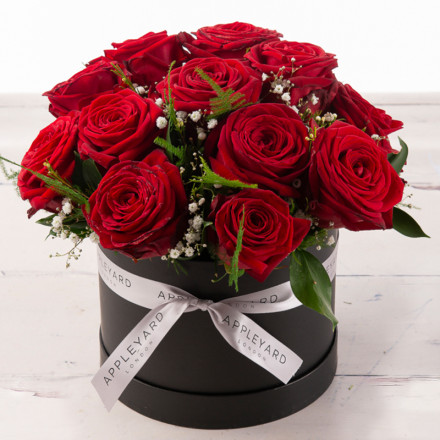 Red Rose Hatbox
