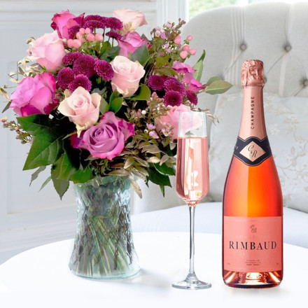 Scented Garden & Champagne Rimbaud Brut Rosé (75cl)