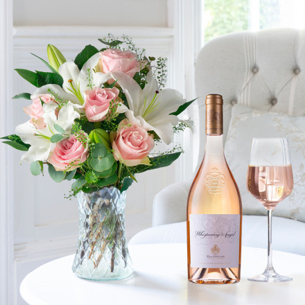Simply Pink Rose & Whispering Angel