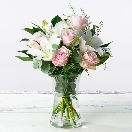 Simply Pink Rose & Lily