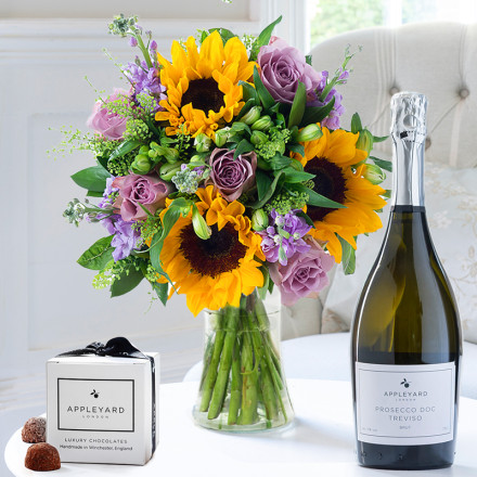 Summer Martini, Appleyard Prosecco (75cl) & 6 Mixed Truffles