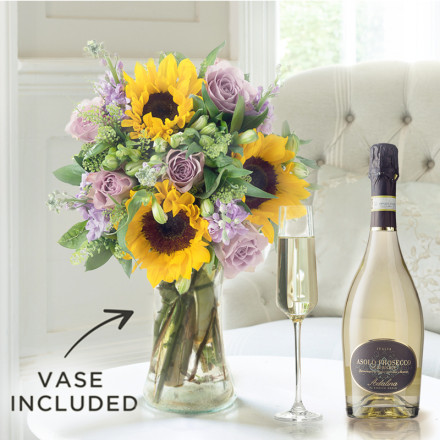 Summer Martini, Prosecco & Vase