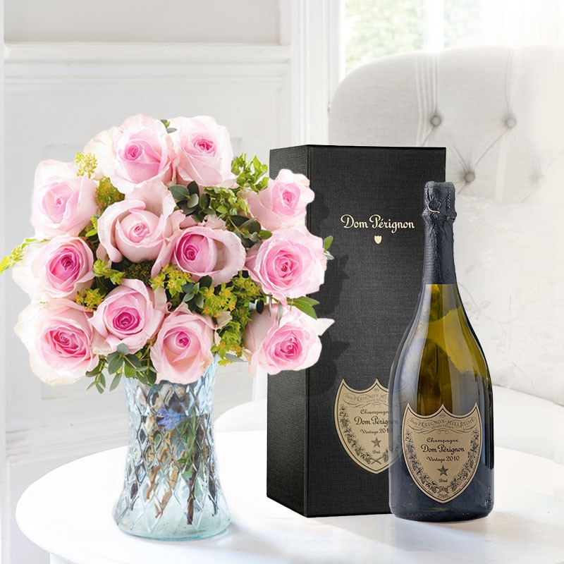 Sorbet Roses & Dom Perignon