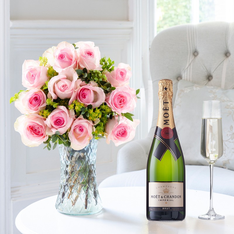 Sorbet Roses & Moet