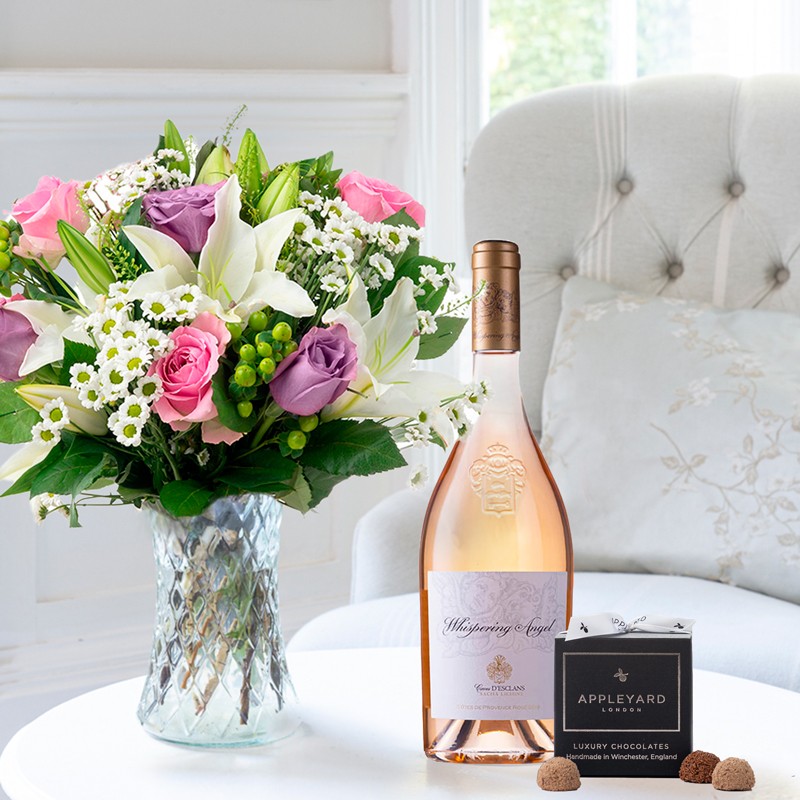 Chantilly, Whispering Angel (75cl) & 12 Mixed Truffles