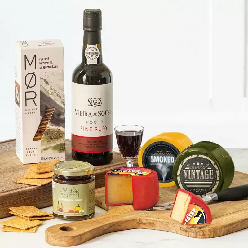 Classic Cheese & Port Luxury Hamper