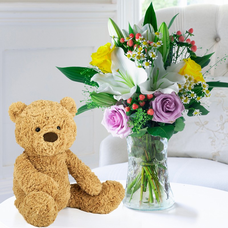 Glaze & Jellycat® Bumbly Bear (38cm)