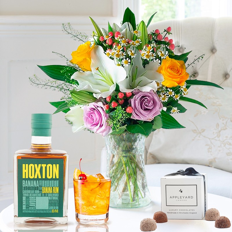 Glaze, Hoxton Banana Rum & 6 Mixed Truffles