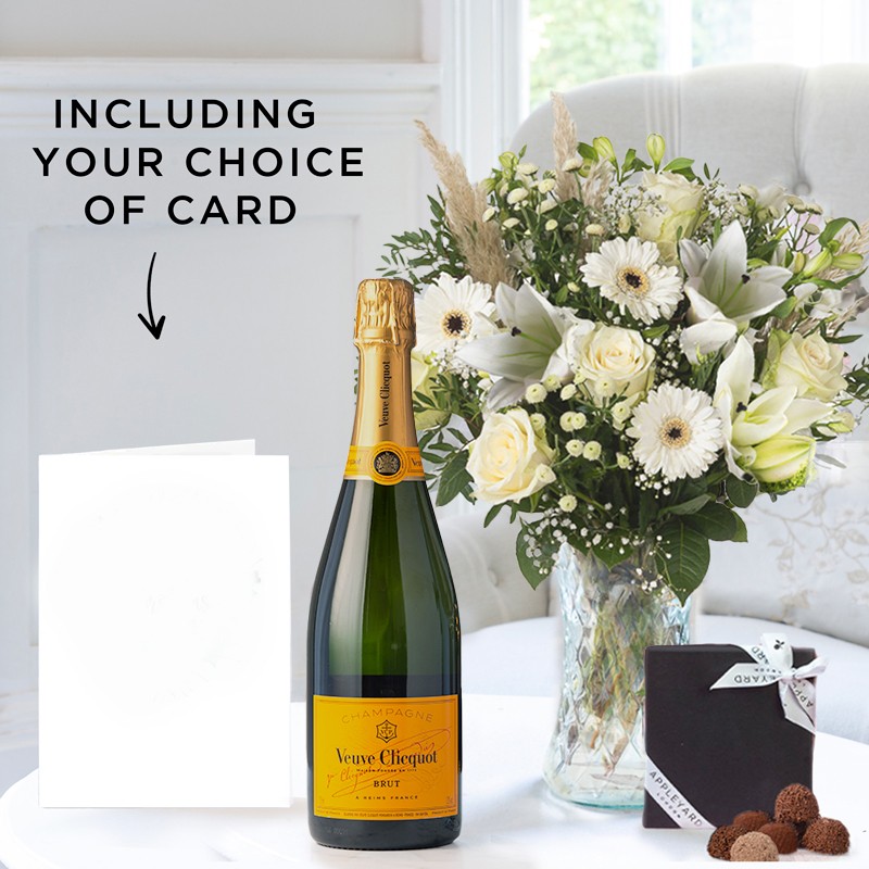 Purity, Veuve Clicquot, 9 Chocolates & Card