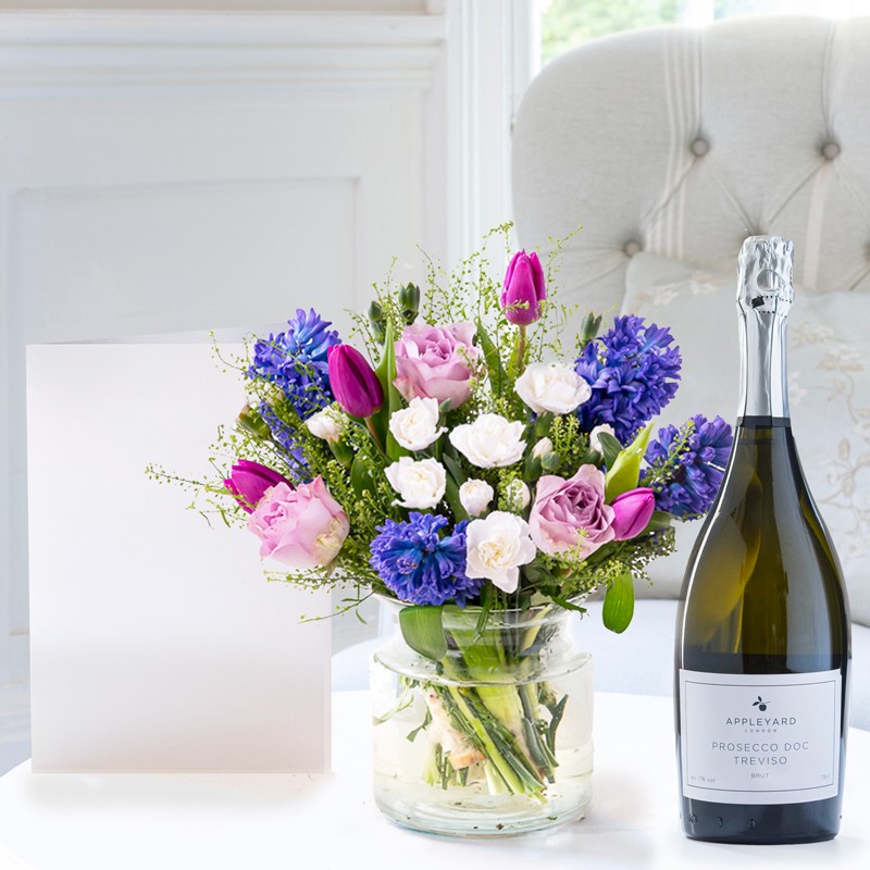 Scented Spring, Vase, Prosecco & Gift Card