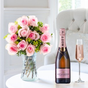 Sorbet Roses & Moet Rose