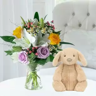 Glaze, Jellycat Luxe Puppy Orlando (31cm)