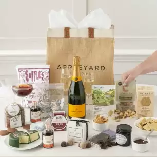 Champagne Deluxe Hamper with Veuve Clicquot