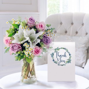 Chantilly & Thank You Card