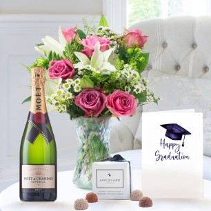 Chantilly, Moët & Chandon, 6 Mixed Truffles & Graduation Card