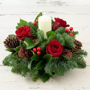 Winter Adorn Table Centre