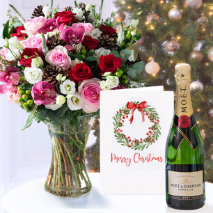 Winter Forest, Moët & Chandon (75cl) & Christmas Card