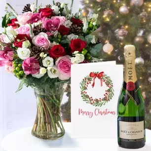 Winter Forest, Moët & Chandon (75cl) & Christmas Card