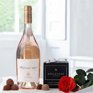 Preserved Rose, Whispering Angel & 12 Mixed Truffles