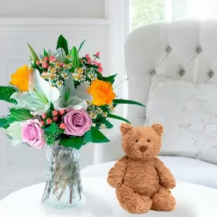 Glaze & Jellycat® Bartholomew Bear (28cm)