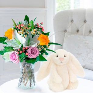 Glaze & Jellycat® Cream Bunny