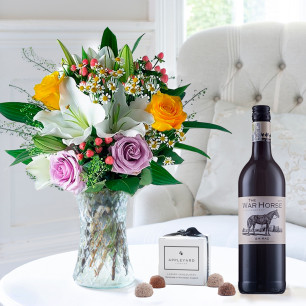 Glaze, War Horse Shiraz & 6 Mixed Truffles