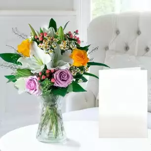 Glaze, Vase & Card