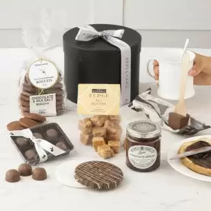 Hatbox chocolate hamper