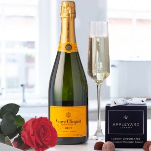 Preserved Rose, Veuve Cliquot & 12 Mixed Truffles