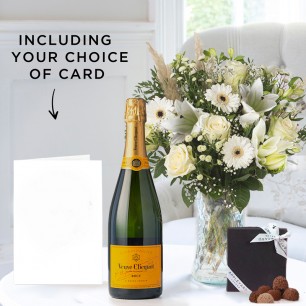 Purity, Veuve Clicquot, 9 Chocolates & Card