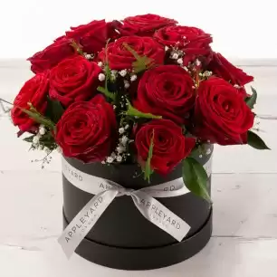 Red Rose Hatbox