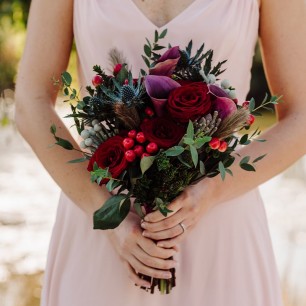 Ruby Allure Bridal Bouquet