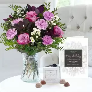 September Birthday Bouquet Gift Set