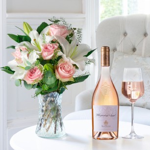 Simply Pink Rose & Whispering Angel