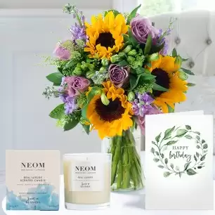 Summer  Martini, NEOM Luxury Candle (185g) & Birthday Card