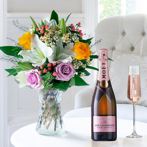 Glaze & Moët Rosé