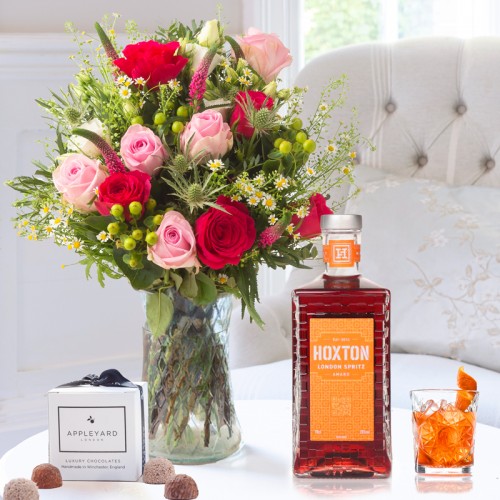 Rose Pearl, Hoxton London Spritz & 6 Mixed Truffles 
