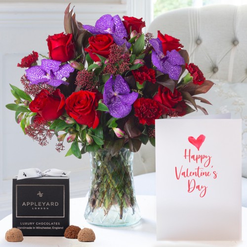 Show Stopper, 12 Mixed Truffles & Valentine's Card